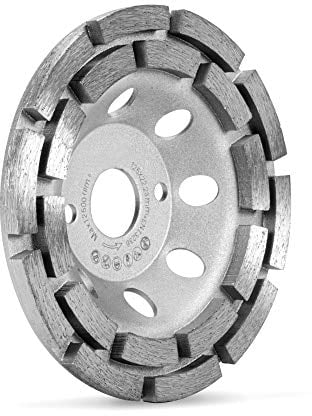 Professionelle Diamant-Topfscheibe 125 Mm Für Beton, Granit, Naturstein - 125 Mm X 22,2 Mm, Zweireihige Diamantschleifscheibe Für Effektive Oberflächenbearbeitung