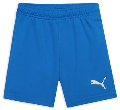 PUMA unisex-child teamRISE Short Jr, Electric Blue Lemonade-puma White ,size:128