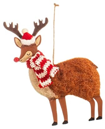 Sass & Belle Weihnachtsdekoration Rentier zum Aufhängen