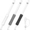 NIUTRENDZ Silikon Griff für Apple Pencil 1. Generation 3 Stück Apple Pencil Hülle Zubehör Ergonomisches Design Ärmel Halter【Kabeladapter-Tether Hinzugefügt】(Apple Pencil 1st, Weiß+Grau+Schwarz)