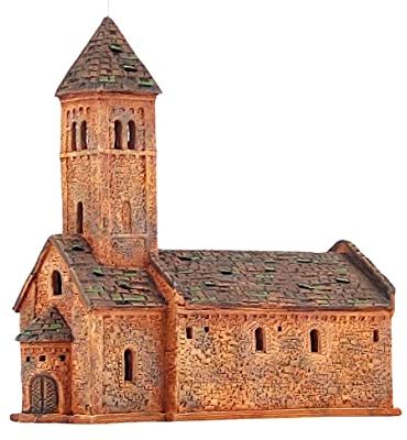 Midene Keramik Aroma Lichthaus, Teellichthalter, Künstlerisches Nachbildung, Historische Kirche in Taize, Frankreich, D284N