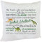 personalisiertes Kissen T-Rex Geschenk zur Einschulung Junge mit Namen des Erstklässlers Einschulungsgeschenk für Mädchen und Jungen (Dino)
