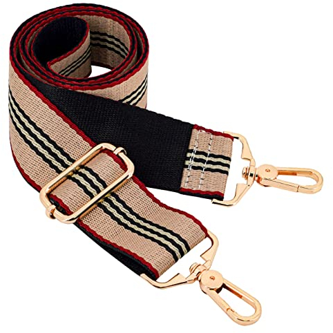 Purse Straps Adjustable Shoulder Strap Replacement Belt Wide Crossbody Canvas Bag Handbags 3.5cm…