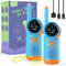 Walkie Talkie für Kinder, Kearui Funkgerät Kinder Aufladbar für 3-12 Jahre Geschenk Spielzeug Junge, Kinder Walkie Talkie 8 Kanäle, LED Taschenlampe, Klare Stimme für Abenteuer, Wandern (Blau)