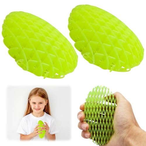 DOWNDRIFT Fidget Wurm Spielzeug Anti Stress Spielzeug Stressabbau Spielzeug,Fidget Worm Toy Fidget Spielzeug,Sensory Toys für Erwachsene Kinder (Grün)