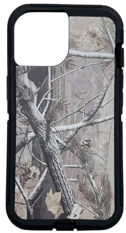 Replacement Rubber Outer Skin Compatible with iPhone 12 and iPhone 12 Pro Otterbox Defender Series Case (Camouflage)