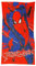 Chenille Spiderman Marvel Decke für Kinder 140 x 90 cm 100% Polyester