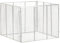 ZEYUAN Compostador de jardín Hierro galvanizado 100x100x77 cm, Compostadora Organica Jardin, Vermicompostador, Composteras Huerto, Compostera Domestica