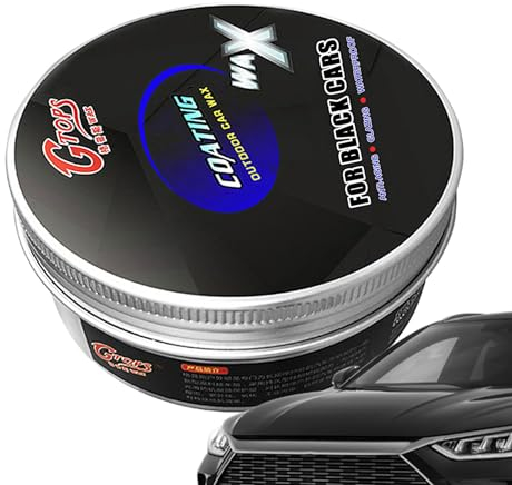 Autopolitur Schwarz Polituren 200g,Schwarzer Auto Kratzer Entferner,Entfernt Tiefe Kratzer Und Flecken Schwarze Lackpolitur,Exterior Car Detailing Scratch Remover Wartungswachs