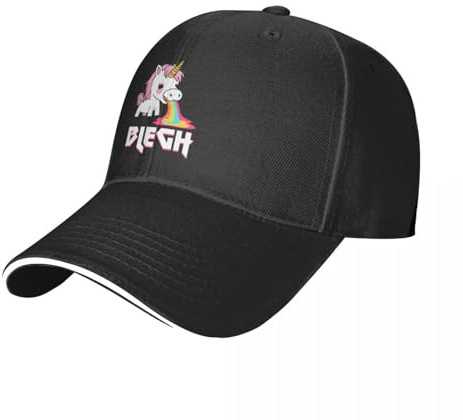 CIZIEOE Baseballmütze Basecap Blegh Heavy Metal Metalcore Deathcore Unicorn6 Baseball Cap Großformat Hut Pferd Hut Frau Männer