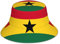 Strand Sonnenhüte Flagge Von Ghana, Bucket Hüte Uv Schutz Wanderhut Atmungsaktiv Bucket Hat Für Damen Jungen Outdoor