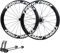 Fahrrad-Radsatz, Schnellspanner, Felgenbremse, 700C, Rennrad-Räder, Dichtungslager, 20/24H, Alu-Legierungsfelgenunterstützung, 7-11-fach-Kassette(Black)