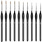 10PCS Detail Paint Brush Set,Perfect Detail Brush,Thin Brushes with Triangular Handles for Gift,Drawing Brush Set for Fine Detailing,miniature paint brushes for Acrylic,Watercolor,Miniatures,Christmas