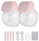 lvifloae S9 Intelligent Wearable Electric Breast Pump Massage Breast Pump Large Caliber Hands Silent Milk Collection Painless Breast Pump Dual Mode 5 Speed Adjustment (2pcs & with 24mm Flange.)