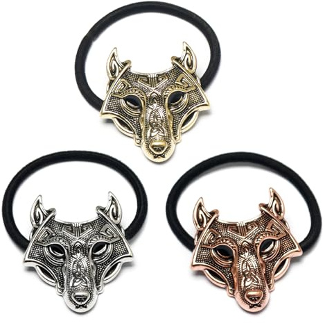 Vintage Elastic Hair Bands Metal Animal Charm Elastic Hair Bands Elegant Ponytail Holders Hair Adornment Hair Tie