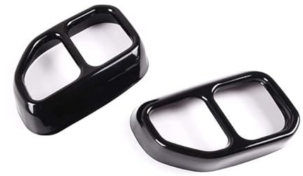 YannnnV12 Auto Auspuff Endrohr Auspuff-Abdeckung Für BMW X3 G01 X4 G02 2022,Auto-Hintere Auspuff-Abdeckung Auspuff-Abdeckung Verkleidung Auto Doppelendrohr