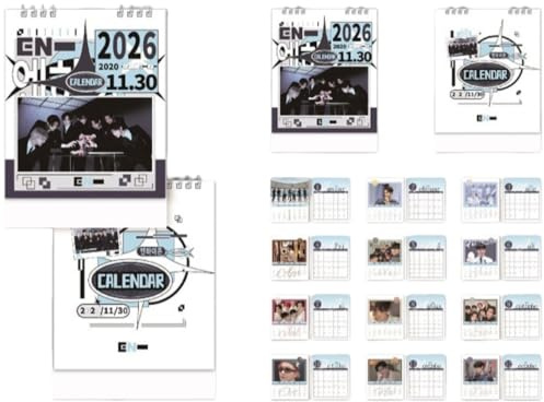 2026 KPOP Neuer Kalender Ae-Spa I-LLIT Seven-teen Desktopkalender EN-hypen Desktopkalender T-XT NCt-WISH Kalender (en-hypen)