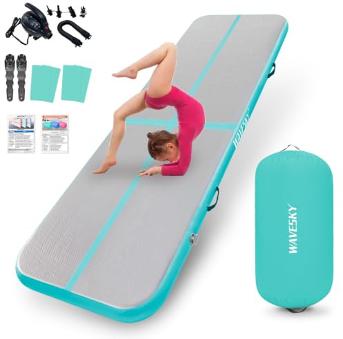 Aufblasbare Air Rolle Track, 80/100/120cm Air Roll Turnen Gymnastik Tumbling Matte, Air Barrel Air Tumbling Track für zuhause, Outdoor, Fitness, Training