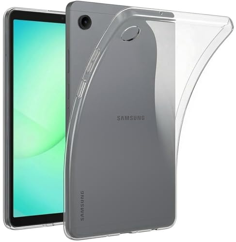 Oprimio Kristallklar für Samsung Galaxy Tab A9+ Hülle 2023, Transparent Leicht Tablet Case, Dünn & Flexibel TPU Schutzhülle, Stoßfest, Weich & Kratzfest