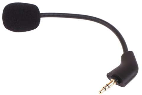 Obotsnoi Micro directionnel pour casque de jeu filaire Cloud 2 II avec mécanisme amovible Noir