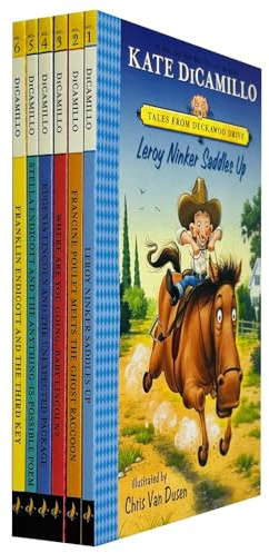 Tales from Deckawoo Drive Volume 1-6 Books Collection Set By Kate DiCamillo and Illustrated By Chris Van Dusen