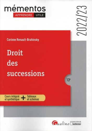 Droit des successions: Une présentation des principes organisant l'ouverture de la succession, les conditions nécessaires pour succéder ainsi que les modalités de classement des héritiers (2022-2023)