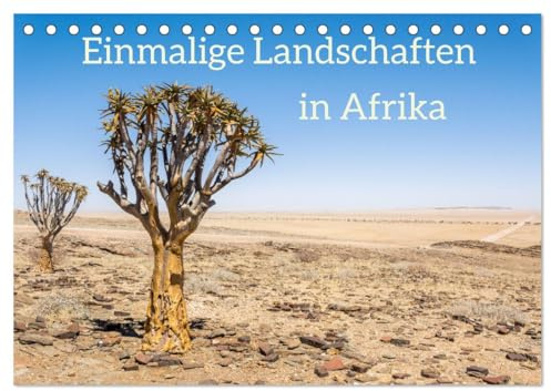 Einmalige Landschaften in Afrika (Tischkalender 2026 DIN A5 quer), CALVENDO Monatskalender: Afrika bietet faszinierende Landschaften (CALVENDO Orte)