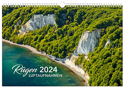 Kalender Rügen Luftaufnahmen 2024 | 45 x 30 cm | weißes Kalendarium