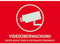 ABUS Warnaufkleber AU074052V Videoüberwachung ohne Logo 74 x 52,5 mm reflektierend