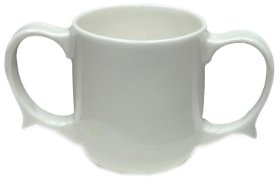 NRS Healthcare Wade Dignity Two Handled Mug - White