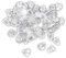 Bacabella 10546 Gummi Ohrstopper 4mm (50 Stück) als Verschluss/Stopper/Sicherung für Ohrringe