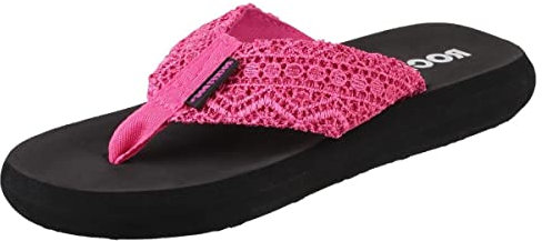 Rocket Dog Spotlight Lima Ciabatte Rosa Da Donna In Tessuto - EUR 37