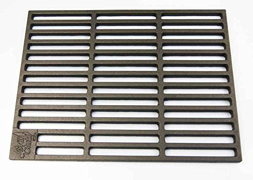 AKTIONA Gusseisen runde + eckige Grillroste viele Größen + Griffe für Weber Gasgrill Holzkohle (53 x 38 cm)