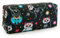 LParkin Day of the Dead Cats Federmäppchen Gadget Box Dia de los Muertos Tasche Sugar Skull Katzen Tasche Kulturtasche Reißverschluss Beutel Rockabilly Tasche Make-up Kosmetik Schreibwaren