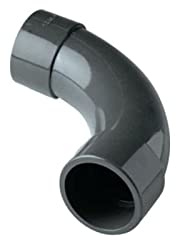 Coude Grand Rayon 90 degrés à Coller MAREVA - D50 - FF - 900294