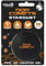 Dog Comets Ball Stardust Ø6 cm - Hundespielzeug Ball - Hundeball Naturkautschuk - Ball Hund - Schwarz/Orange - 1 stück