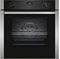 Neff horno integrado 71l 60cm con acero inoxidable ecoclean b3aci5an0