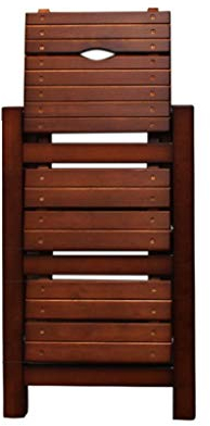 Klapptreppe Klapptritt Klappstufen Trittleiter Tritthocker 3 Stufen Holz Vintage für Kinder Erwachsene Hocker Leicht und faltbar Wohnküche Mehrzweckleiter Kompaktes Anti-Rutsch-Material, max. 150 kg