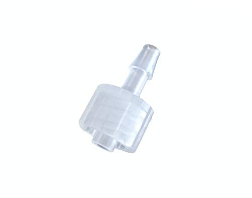 BleedZone Außengewinde 1/8 Zoll Schlauchstutzen – PP-Polypropylen-Adapter, Schlauchstutzen, Luer-Lock-Anschluss, 25 x Adapter für Laborgeräte