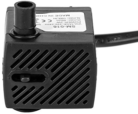 Pompe Eau Submersible, Mini Pompe à Eau 150L/H 2W Submersible Ultra Silencieuse Détachable Et Nettoyable Pour Fontaine De Réservoir D'aquarium D'étang à Poissons