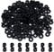Vikdio 30 Pcs Black Gutter Hooks for Outdoor String Lights, Gutter Clips for Fixing Christmas Icicle Lights String Lights on Halloween Xmas Decorations Outdoor Garden Tree Window