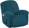 HKPLDE Samt Sesselbezug Strecken Stretchhusse Möbelbezug 4-Stück Modern Rich Velvet Plüsch Form Fit Stylish Protector Feature Rich Und Soft Fabric-Tiefes Wasser blau