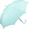 Esprit Regenschirm lang AC Stripes Billow Aqua Sky 105 cm, Hellblau, Grau, 105 cm