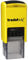 Trodat edy FIX Motivationsstempel für Lehrer und Pädagogen, Stempelset zum Motivieren – 1 Motiv Smiley, Sprachneutral, Gehäuse Gelb, Abdruck Schwarz, Selbstfärbend, 20 x 20 mm