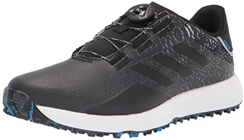adidas Men's S2G BOA Wide Spikeless Golf Shoes, Core Black/Core Black/Grey Six, 7.5
