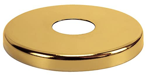 21mm 1/2 Inch BSP Goldfarbe Lackierter Stahl Ventilhahn Rohrabdeckung 8mm Hoch