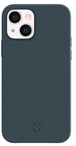 Valenta Coque SNAP Luxe Cuir BLEU Pour iPhone 13