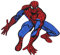 LUQI Spiderman Superhero Logo Patch Iron On Sew On Embroidered Patch Badge Applique for Clothes Shirts Jeans etc, 9 X 9 CM