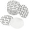PATIKIL 35mm/1.38 Foam Lid Liner, 100Pack PS Foam Resistant Tamper Pressure Sensitive Seal for Bottle Cap Liners Seals