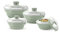 Jaypee Insulated Casserole Dishes | Serving Dishes With Glass Lid | Stainless Steel Inner | Keep Food Warm | Thermal Food Container | Hot Pot | Set of 4-1L, 1.5L,2L & 3L-By Nyra (Green)